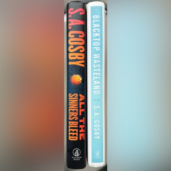 S.A. Cosby-Blacktop Wasteland & All The Sinners Bleed hardcover-read once - Picture 2 of 2
